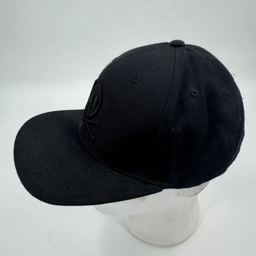 Swimbait Underground Yupoong Snapback Hat‎ Black Embroidered SU Logo Wool Blend